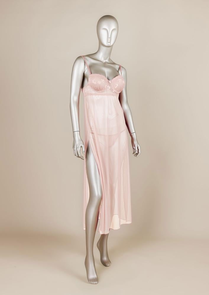 فستان لانجري طويل