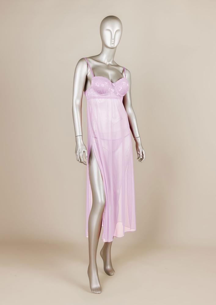 فستان لانجري طويل