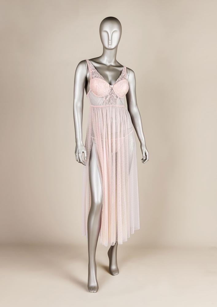 فستان لانجري طويل