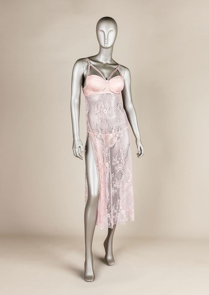 فستان لانجري طويل