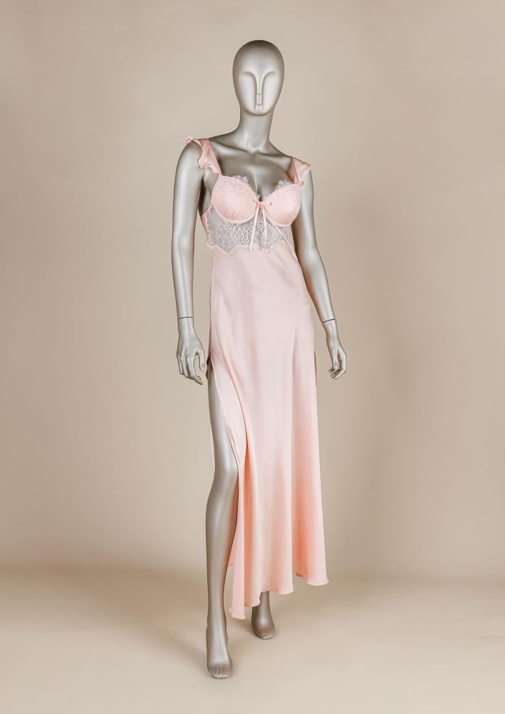 فستان لانجري طويل