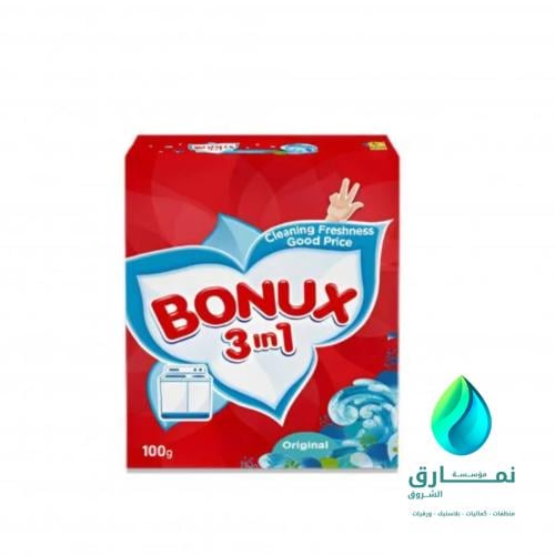 صابون ملابس بونكس 100 جرام الكرتون شد 72