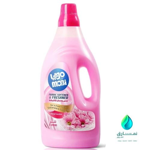 موبي منعم و معطر الأقمشة 3 لتر الكرتون شد 6