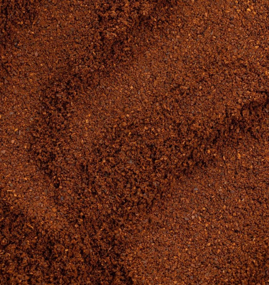 تكتل طبيعي في القهوة المطحونة