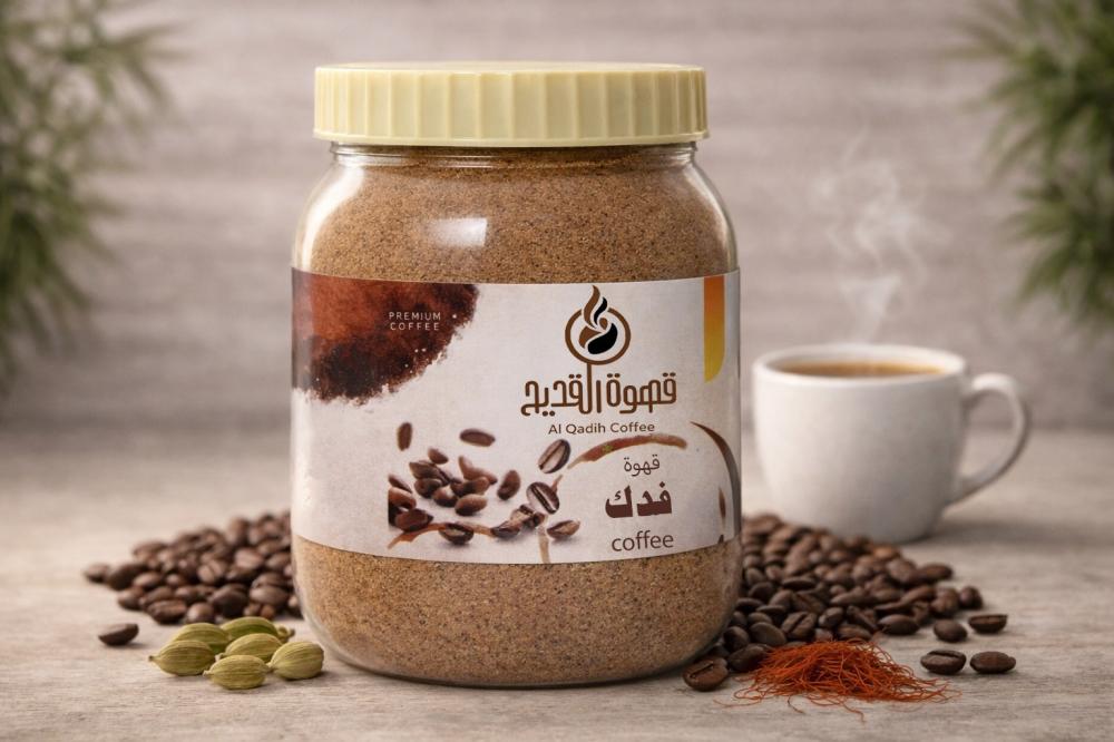 قهوة كريمية بنكهة الزعفران الحر