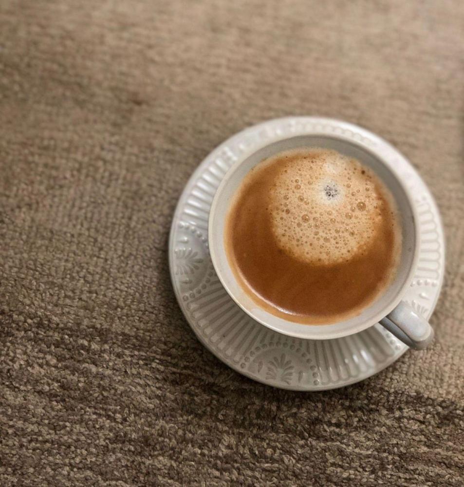 غوة على سطح القهوة