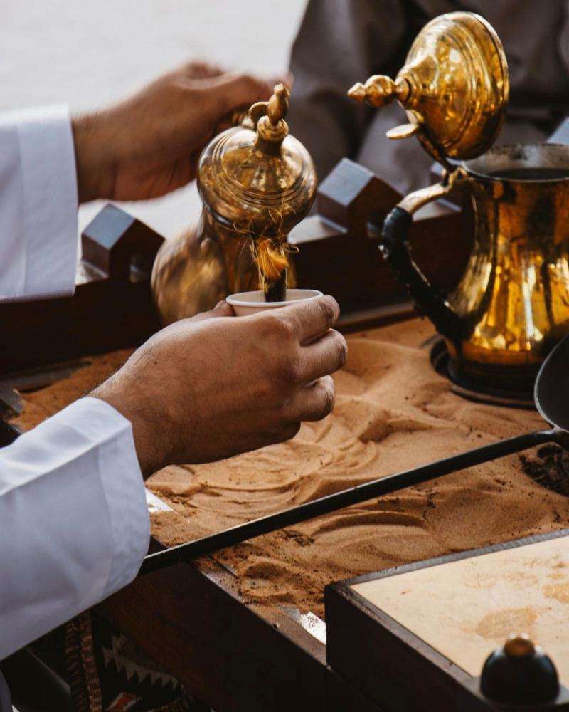 القهوة العربية السريعة والقهوة المطبوخة على النار