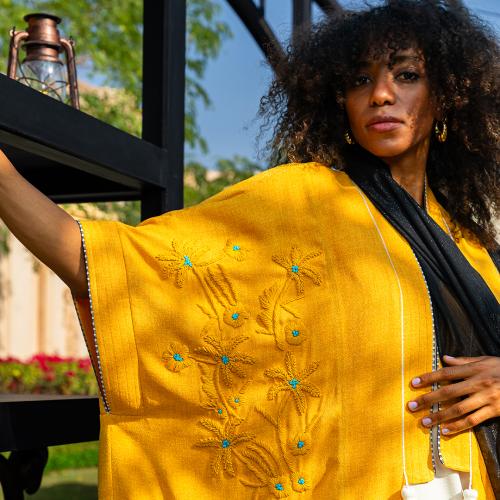 Royal Abaya Yellow