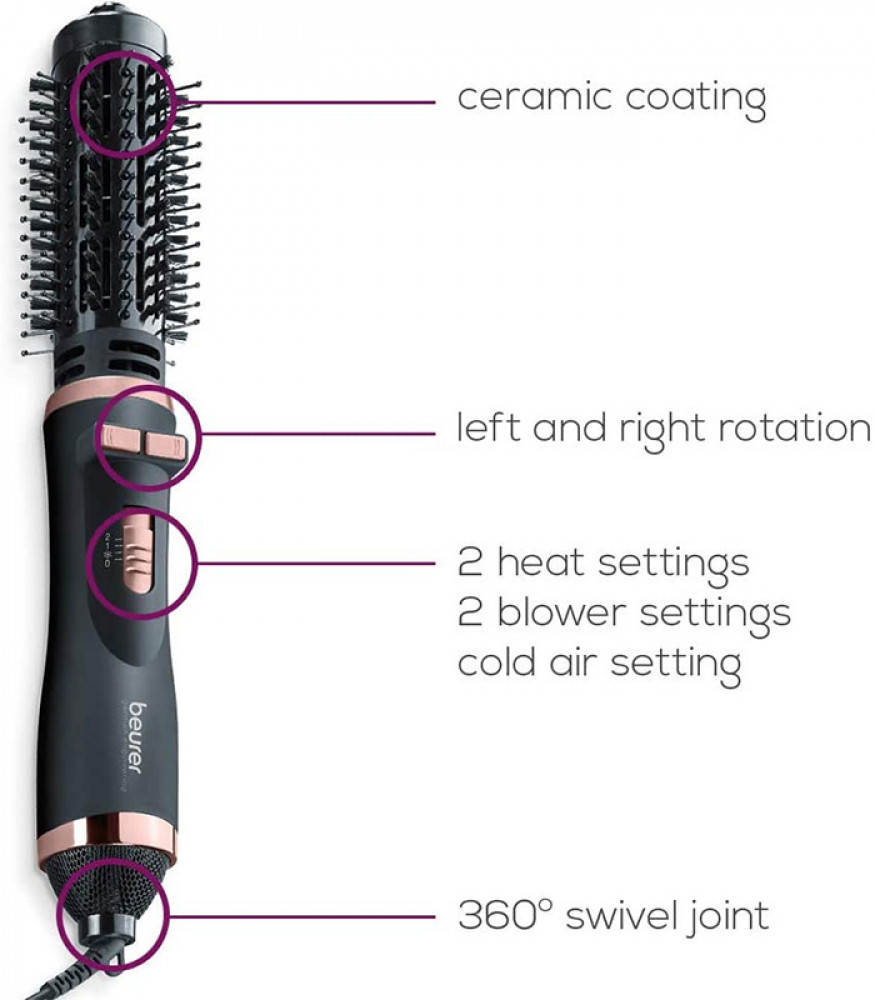 بيورر ستايل برو فرشاة الشعر الدوارة HT 80
