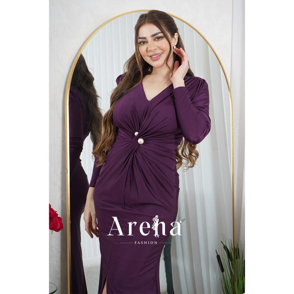 فستان ناعم طويل