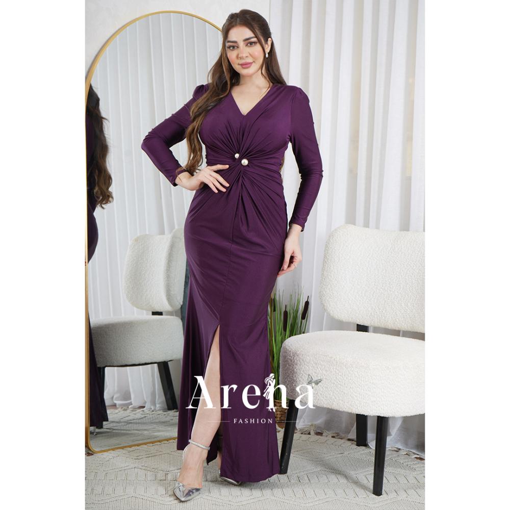 فستان ناعم طويل