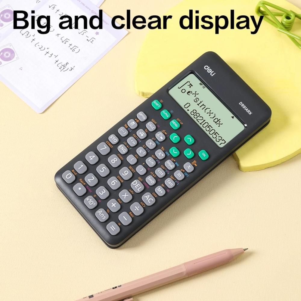 اله حاسبه علميه عربي ماركة دلي,Deli-ED991ARX Scientific Calculator