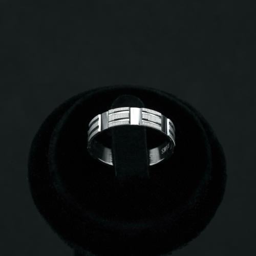 دبلة فضة رجالي (R4484)