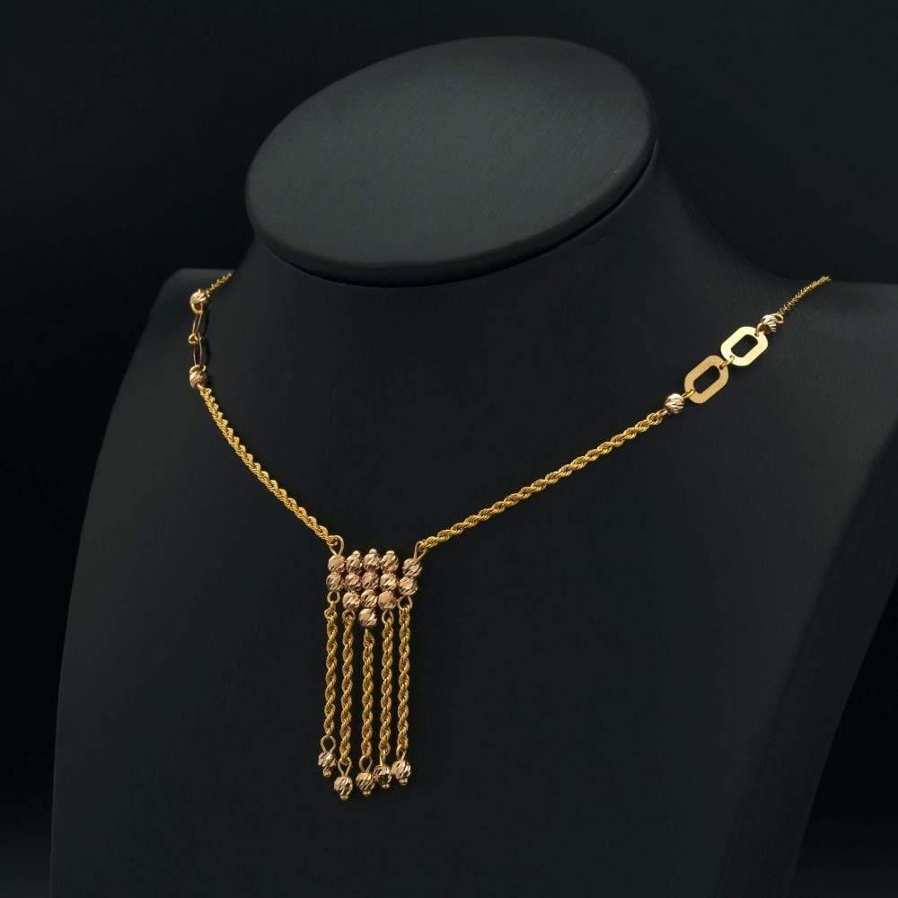 عقد ذهب عيار 21 (N3594)