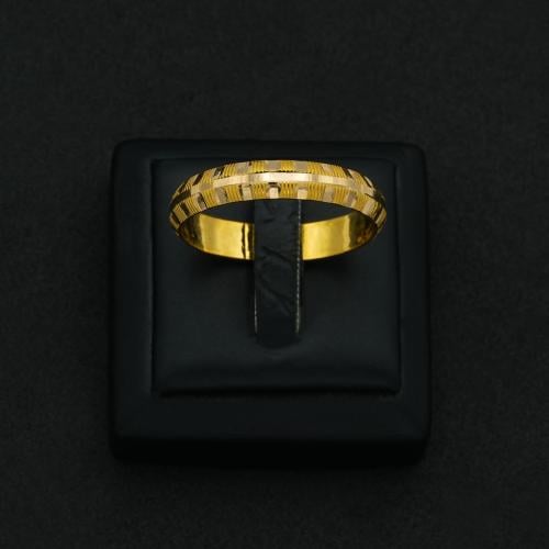 دبلة ذهب عيار 21 (R5628)