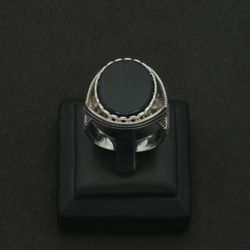 خاتم  فضة  رجالي (R6483)