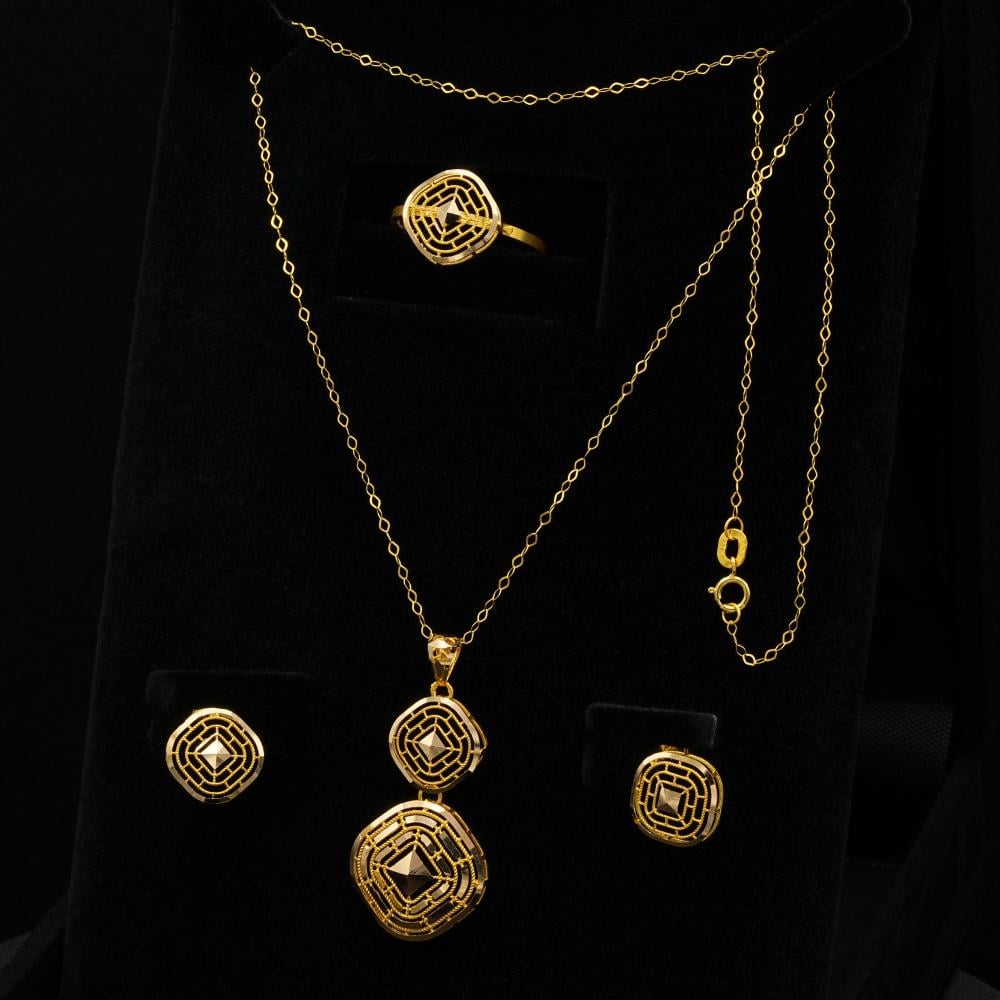 نصف طقم ذهب عيار 21 (HS5180)