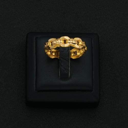 دبلة ذهب عيار 21 (R5640)