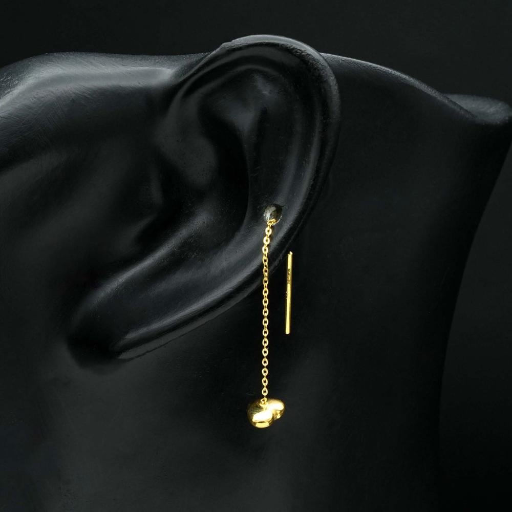 حلق ذهب فردة واحدة (E4072)