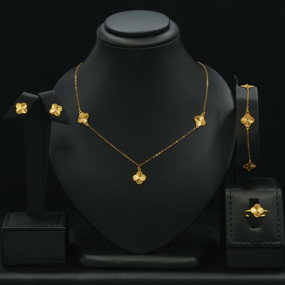 طقم ذهب عيار 21 (S6166)