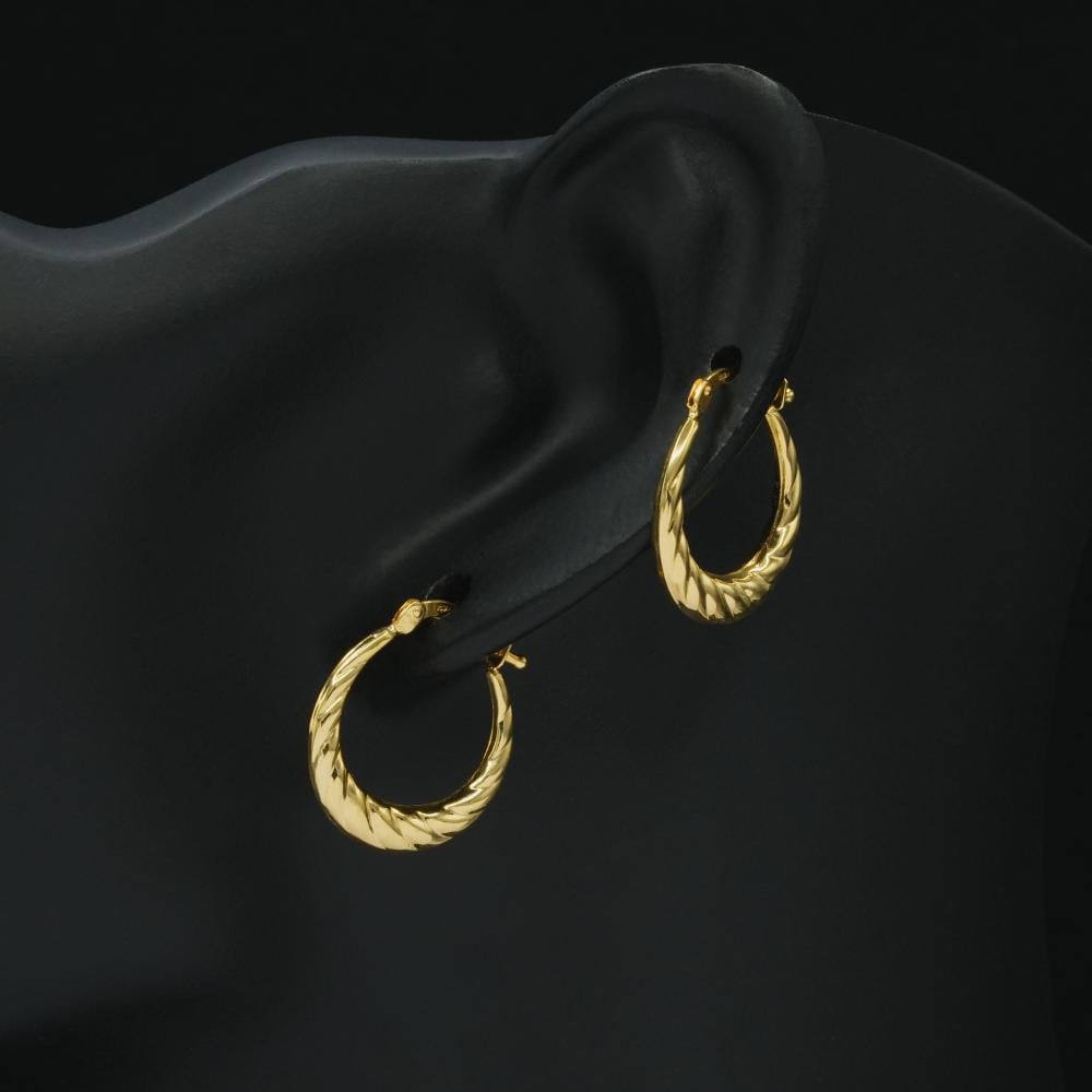 حلق ذهب ايطالي (E6778)