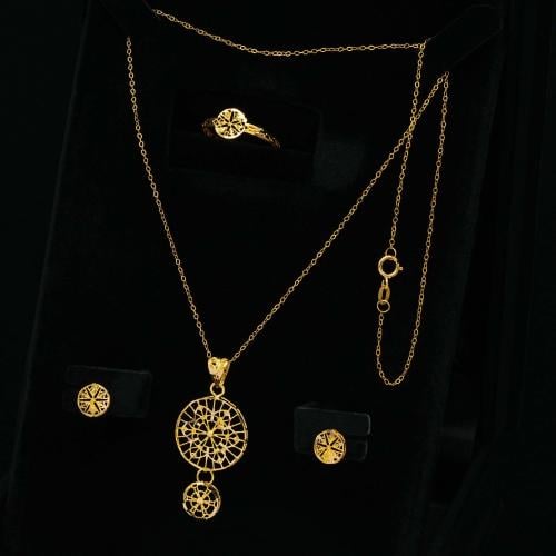 نصف طقم ذهب عيار 21 (HS5706)