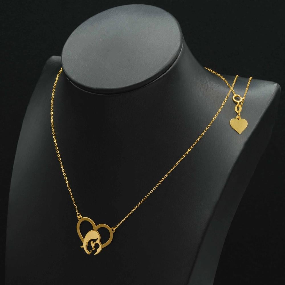 عقد ذهب بالاسم عيار 21 (N6610)