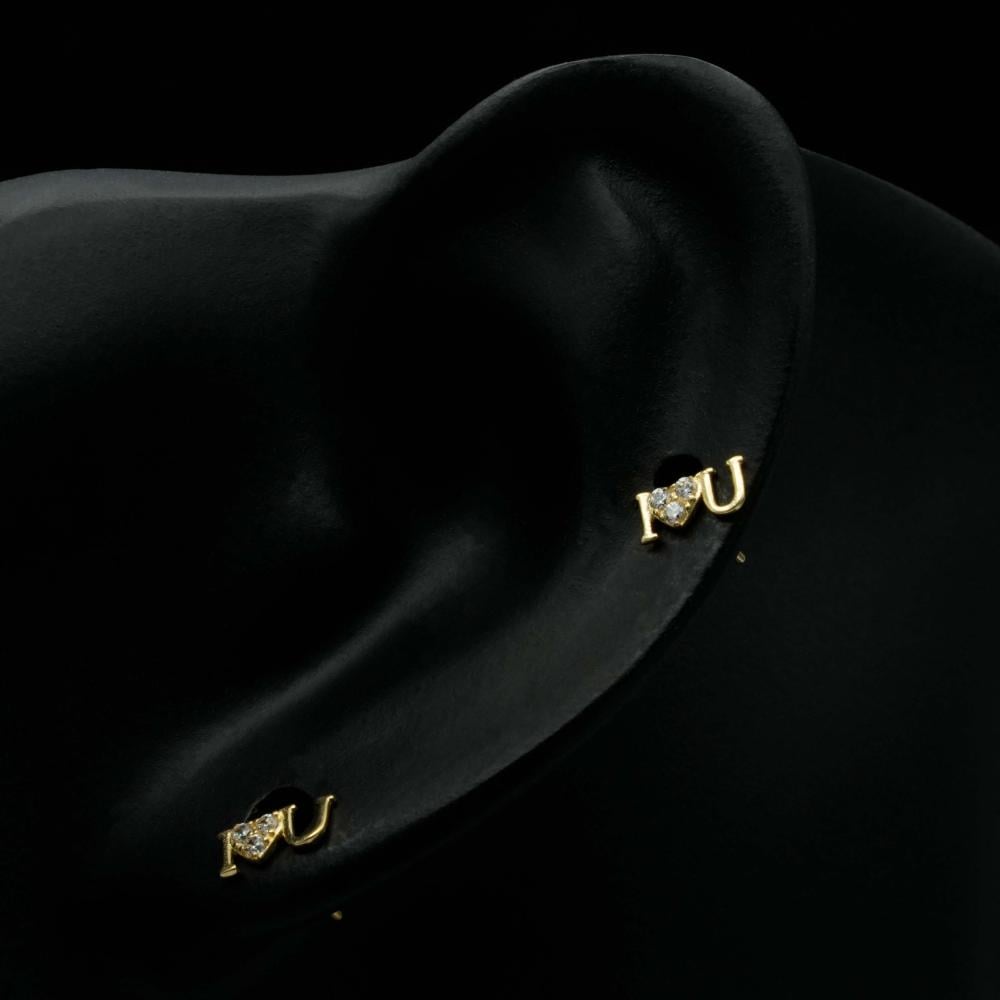 حلق ذهب اطفال (K6056)