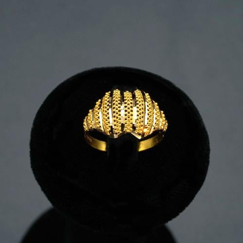 خاتم ذهب عيار 21 (R4608)