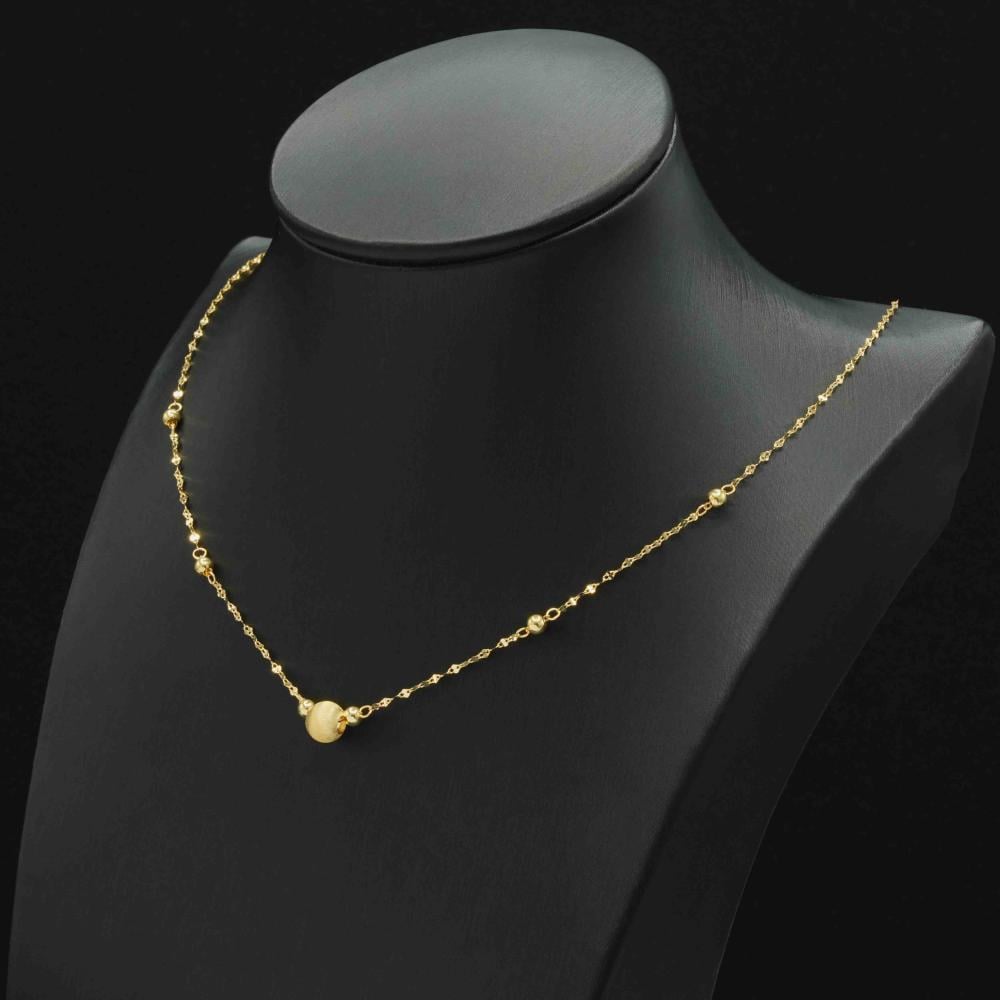 عقد ذهب إيطالي (N6702)