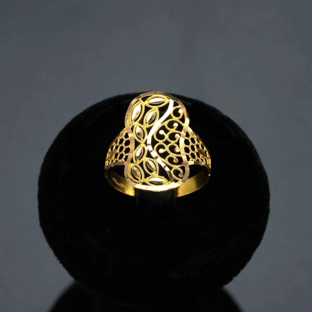 خاتم ذهب عيار 21 (R4658)
