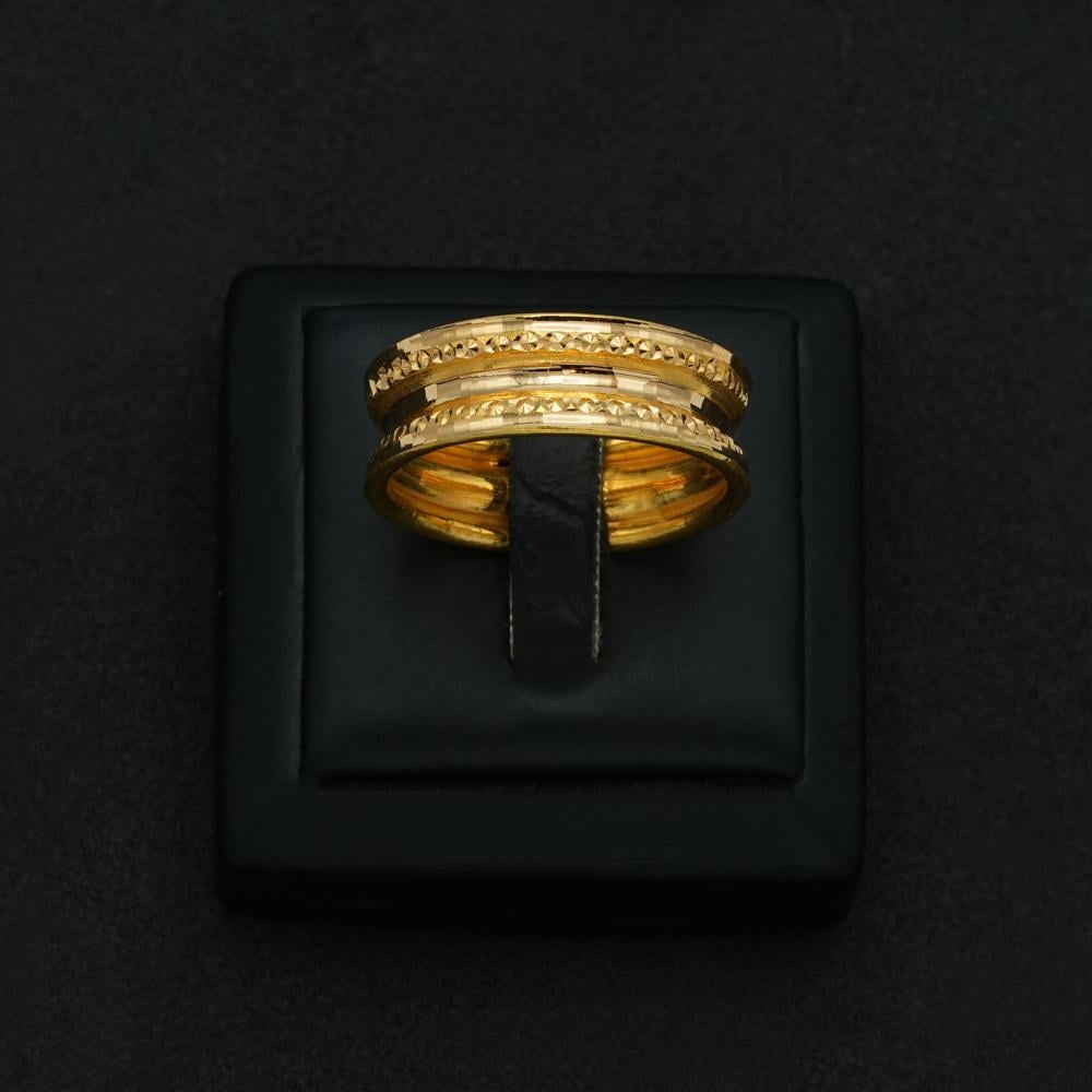 دبلة ذهب عيار 21 (R5652)