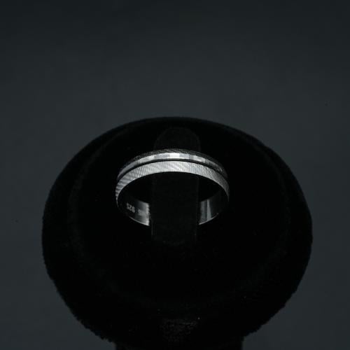دبلة فضة رجالي (R4090)