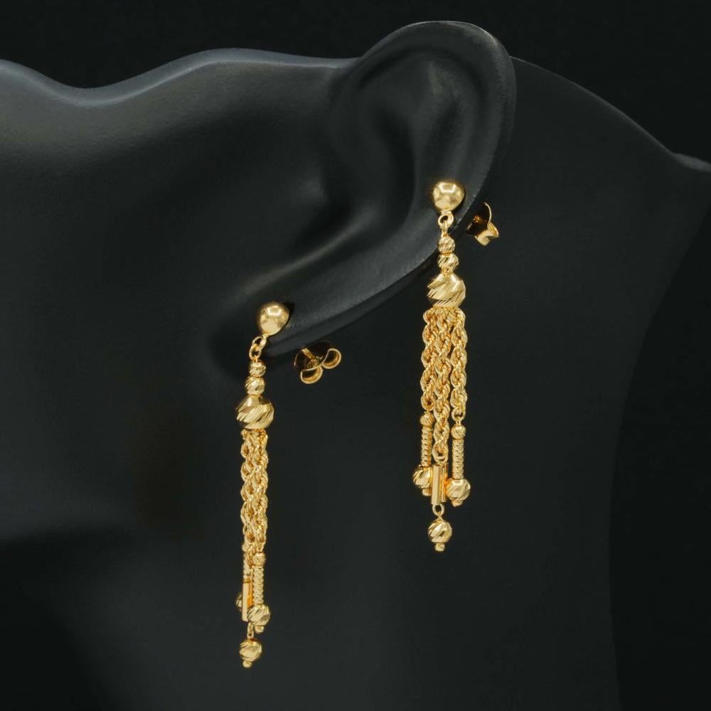 حلق ذهب ايطالي (E6787)