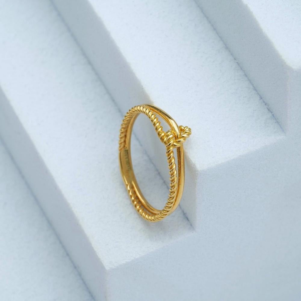 خاتم ذهب نسائي (R4142)