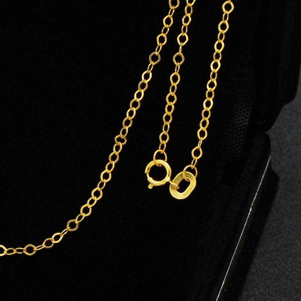 سلسال ذهب حلقات عيار 21 40 سم (N4533)