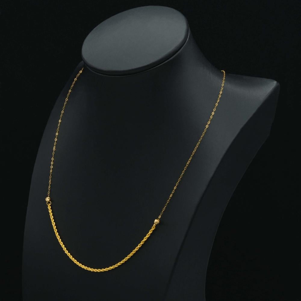 عقد ذهب عيار 21 (N6050)