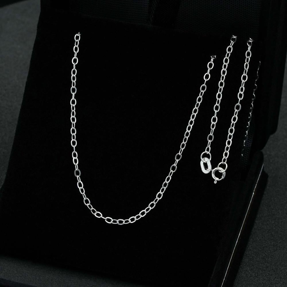 سلسال ذهب حلقات ابيض 40 سم (N4543)