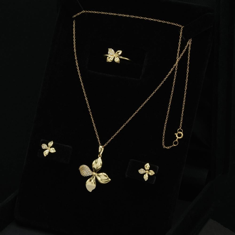 نصف طقم ذهب ايطالي (HS6845)