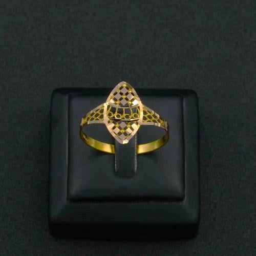 خاتم ذهب عيار 21 (R4809)