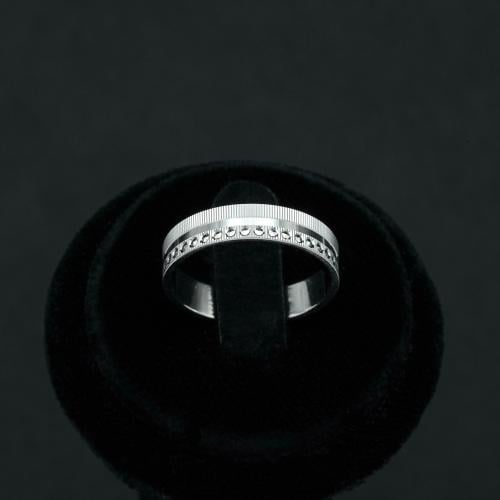 دبلة فضة رجالي (R4482)