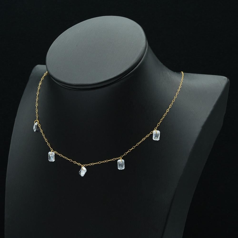 عقد ذهب تشوكر (N5161) WF