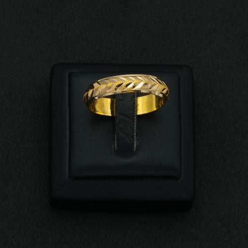 دبلة ذهب عيار 21 (R5656)