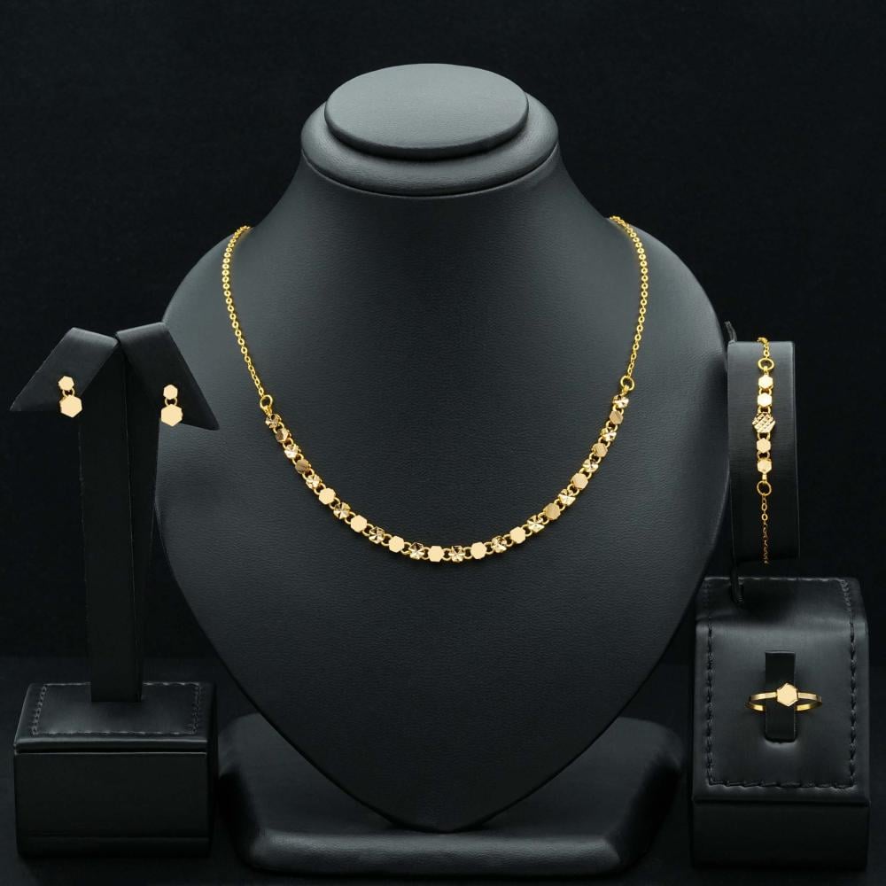 طقم ذهب عيار 21 (S5328)
