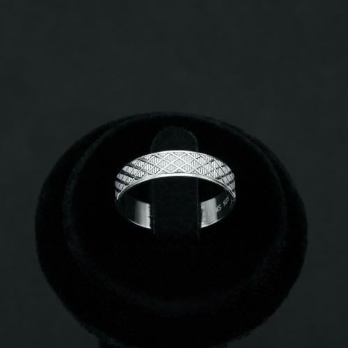دبلة فضة رجالي (R4486)