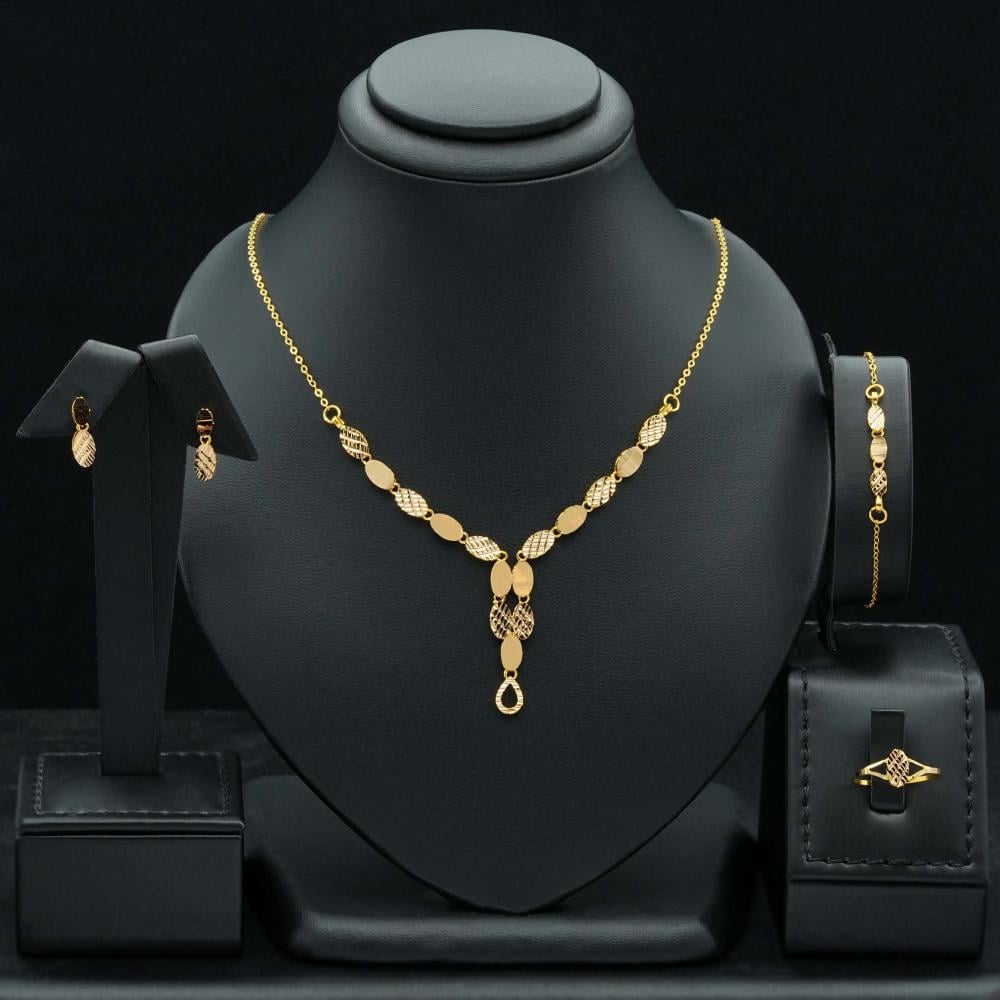 طقم ذهب عيار 21 (S5315)