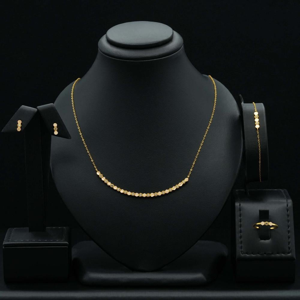 طقم ذهب عيار 21 (S5715)