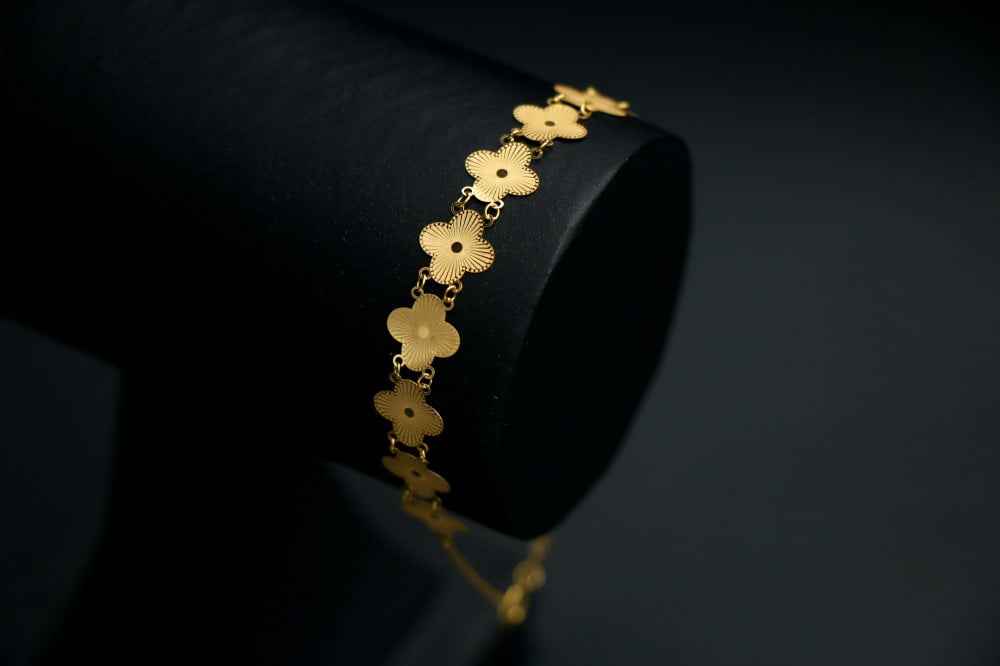 سوارة  ذهب عيار 21 (B2118)