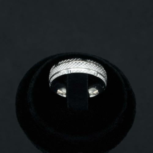دبلة فضة رجالي (R4483)