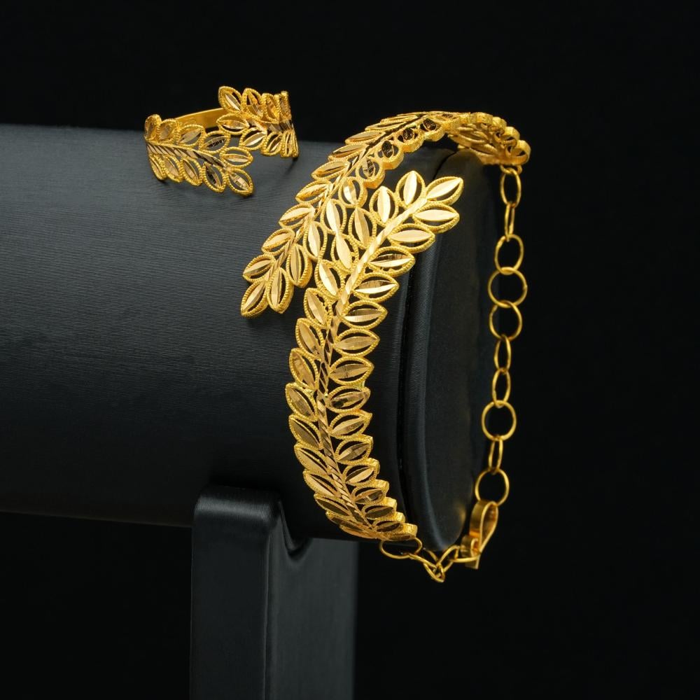 سوارة و خاتم عيار 21 (BR5215)